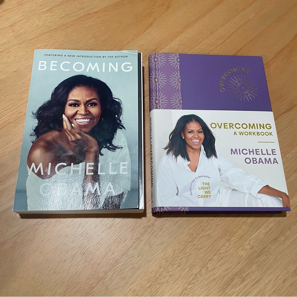 Becoming and Overcoming: A Workbook by Michelle Obama Bundle